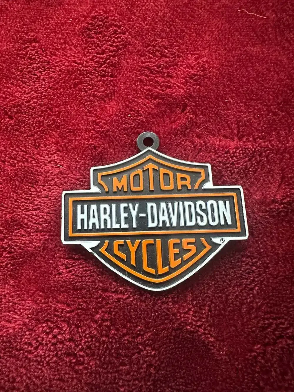 Harley-Davidson Bar & Shield Rubberized Logo Keychain Fob